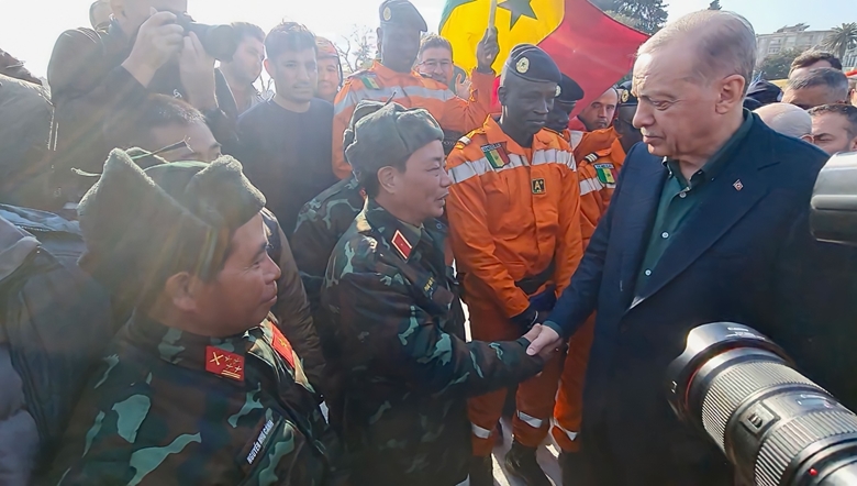 Presidente turco agradece al equipo de rescate del Ejército Popular de Vietnam