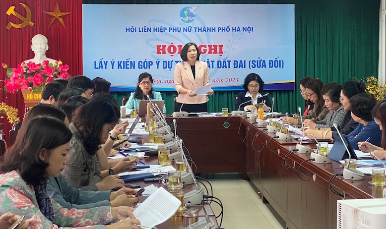 La Asociación de Mujeres de Hanói contribuye a las enmiendas de la Ley de Tierras