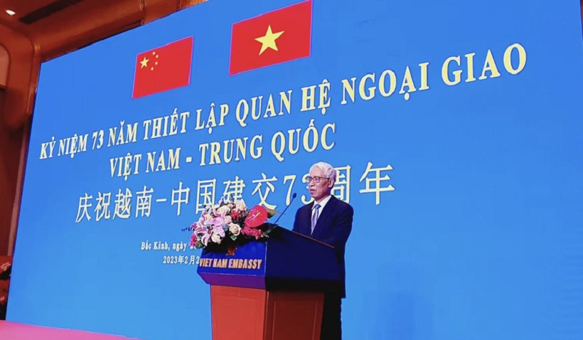 El 73 º aniversario de lazos diplomáticos Vietnam-China