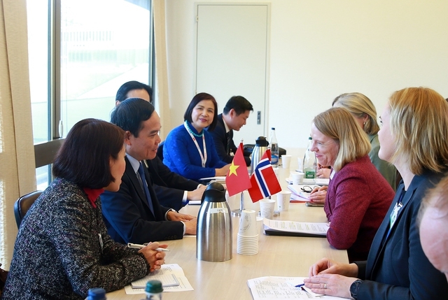 El viceprimer ministro Tran Luu Quang se reúne con el secretario general de la ONU y funcionarios de varios países