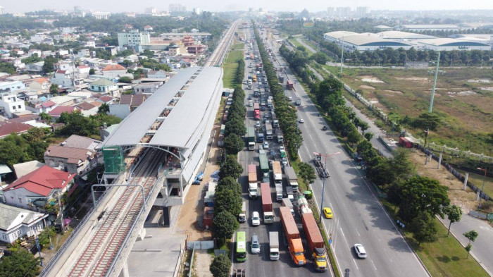 Ciudad Ho Chi Minh 11 estaciones elevadas del metro Ben Thanh-Suoi Tien se completarán en marzo