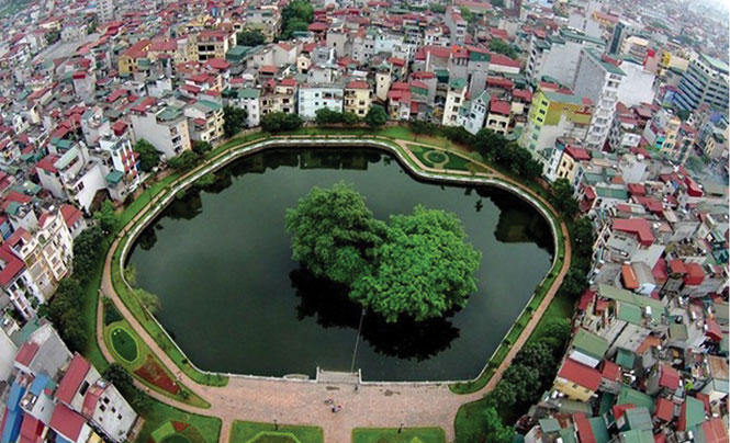 Lago de siglos de antigüedad en Hanói se renueva
