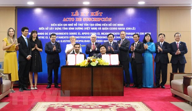 Binh Duong determinado a respaldar la renovación del parque Ho Chi Minh en Chile