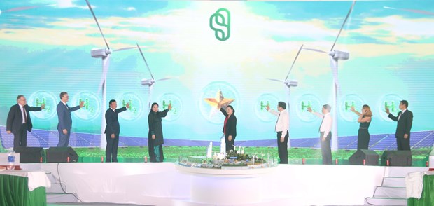 Inicio de la construcción de la mayor planta de hidrógeno verde de Vietnam