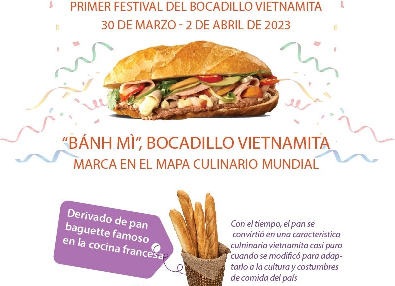 Realizan primer festival del bocadillo vietnamita