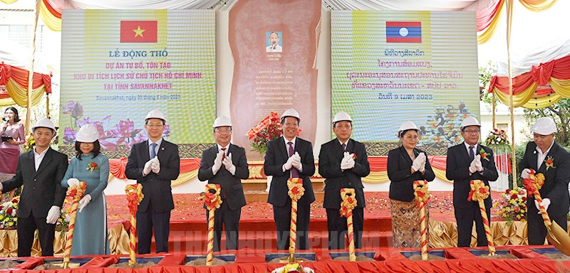 Comienza la renovación del sitio de reliquias históricas del presidente Ho Chi Minh en Laos