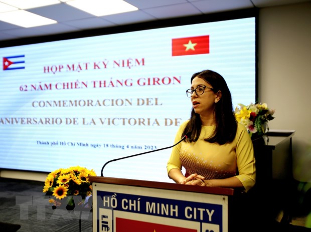 Se celebra en Ciudad Ho Chi Minh Aniversario de la Victoria de Cuba en Playa Girón