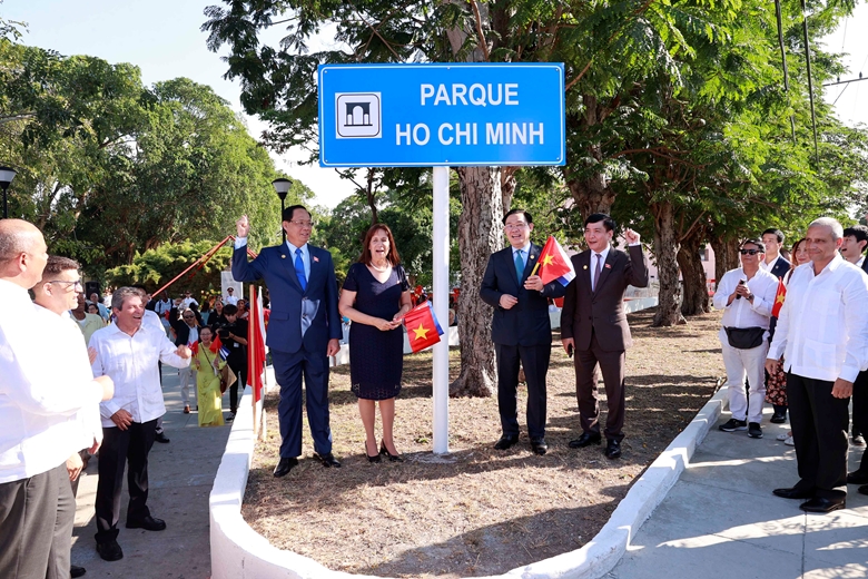 El Parque Ho Chi Minh, una obra de trascendencia histórica y cultural en La Habana, afirma el titular del Parlamento vietnamita
