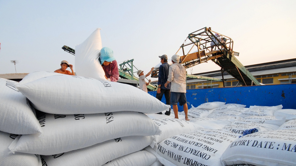 El precio de exportación del arroz vietnamita es el más alto en dos años