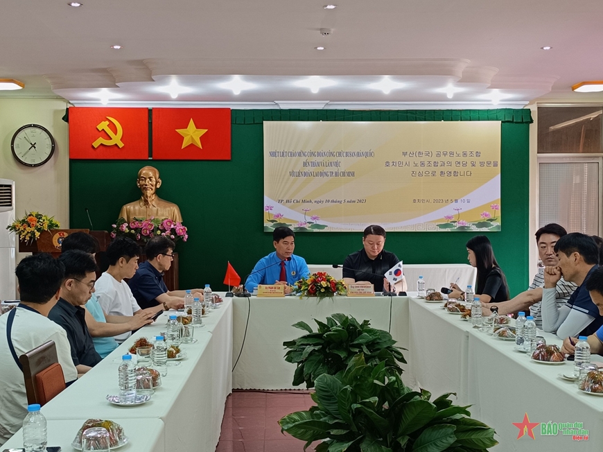 Intercambio de experiencias con el Sindicato de Trabajadores del Servicio Civil de la ciudad metropolitana de Busan