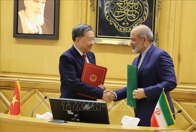 Agencias de Seguridad Pública de Vietnam e Irán fortalecen cooperación