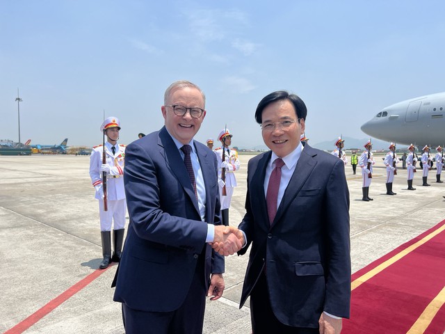 Comienza la visita de trabajo del primer ministro australiano en Vietnam
