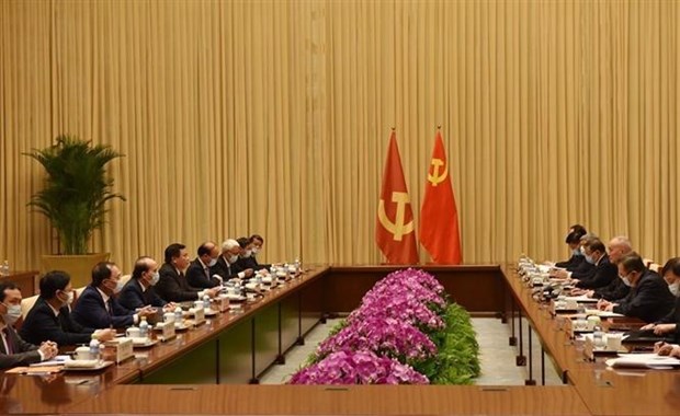Delegación del Partido Comunista de Vietnam visita China
