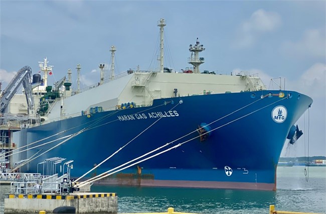 La terminal Thi Vai en Vung Tau recibe el primer envío de gas natural licuado