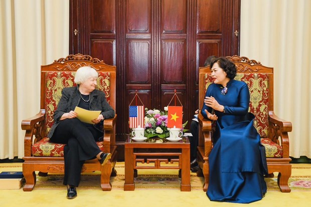 Vietnam y Estados Unidos mantienen diálogo de política macroeconómica y financiera