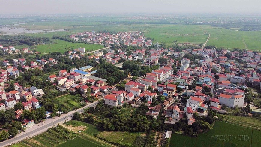 Cambio notable de zonas rurales a 15 años de expansión de Hanoi