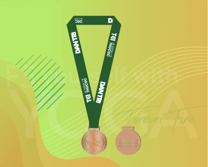 Cinco mil medallas y “récord de yoga de Vietnam” en el Festival de Yoga Dan Tri