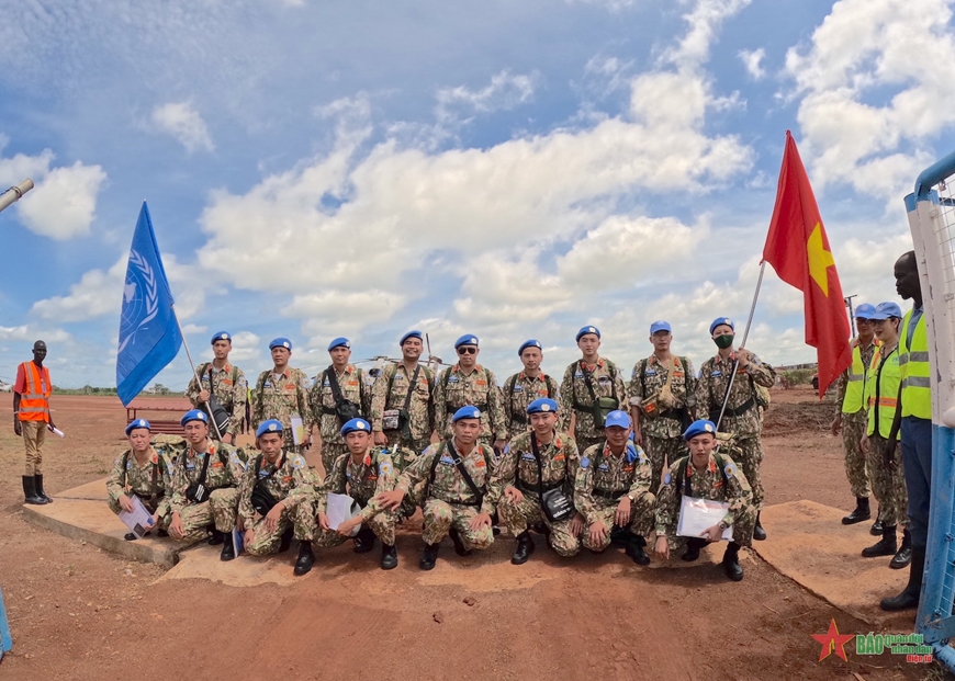 Segundo equipo de ingenieros de Vietnam llega a Abyei en su misión de paz