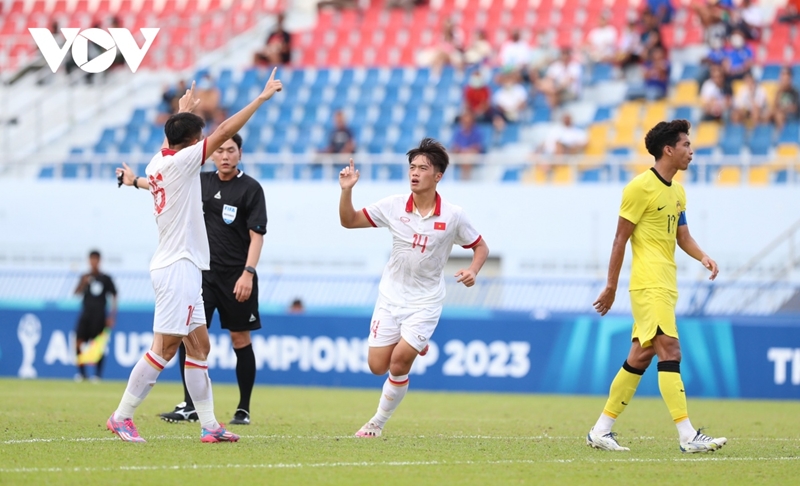 Triunfo sobre Malasia Vietnam finalista del Campeonato de fútbol sub-23 del Sudeste Asiático