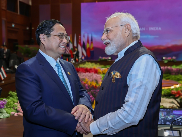 Los primeros ministros de Vietnam e India alcanzan importantes acuerdos en el marco de la Cumbre de la ASEAN