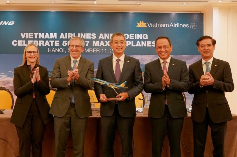 Boeing proporcionará 50 aviones 737 MAX a Vietnam Airlines