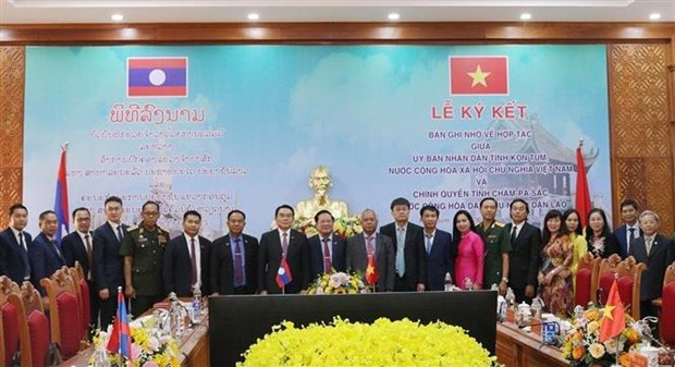 Kon Tum promueve la cooperación con la provincia laosiana de Champasak
