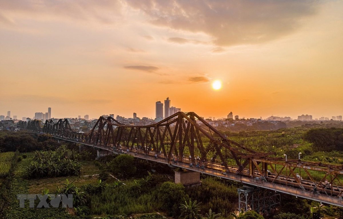 Distrito de Long Bien una región próspera de Hanói