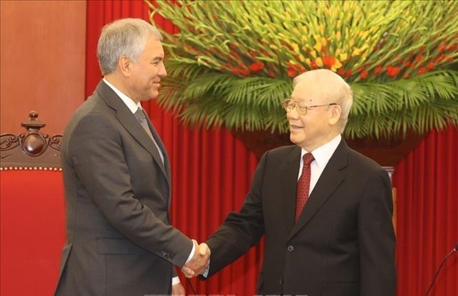 Vietnam fortalecerá la asociación estratégica integral con Rusia, destaca el máximo líder del Partido Comunista
