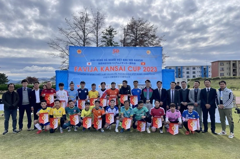 Torneo de fútbol amistoso para la comunidad vietnamita en Japón