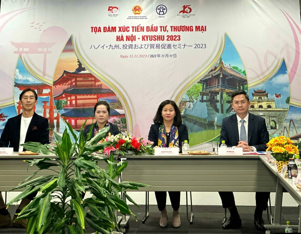 Hanói promueve el comercio y las inversiones con Kyushu de Japón