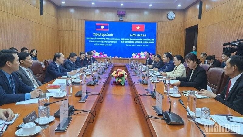 Vietnam y Laos siguen estrechando las relaciones partidarias