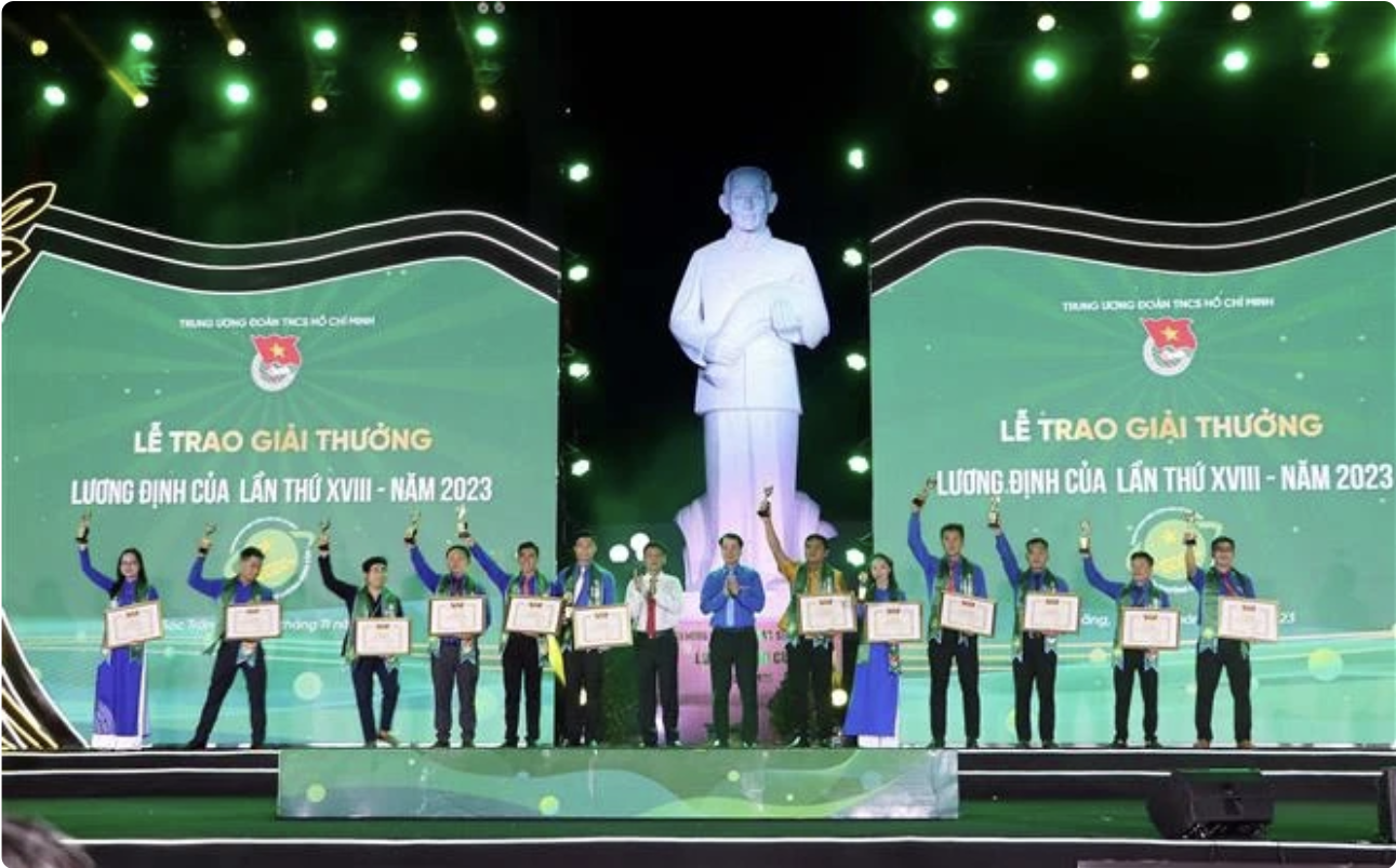 Entregan Premio Luong Dinh Cua a 42 jóvenes agricultores ejemplares