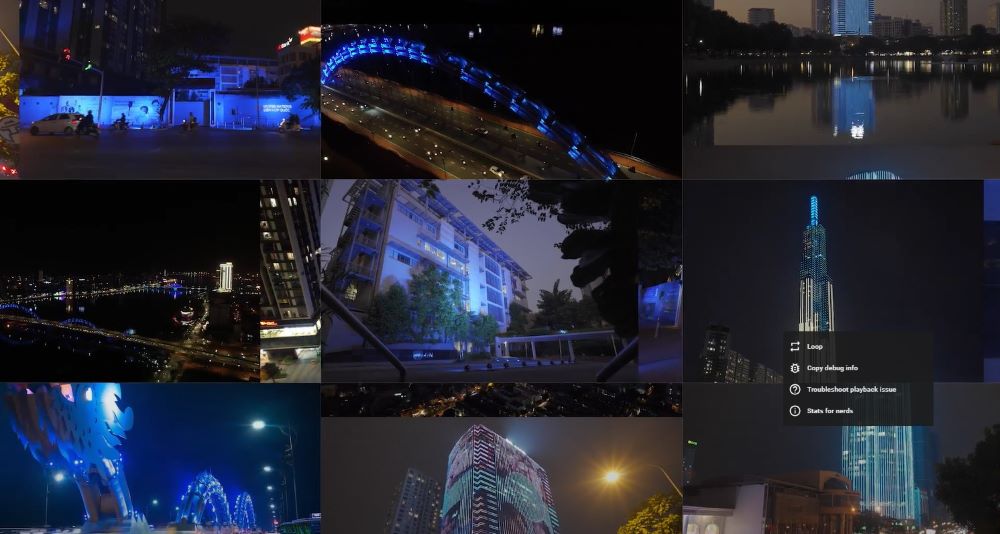 Monumentos emblemáticos de Vietnam se tiñen de azul para celebrar el Día Mundial del Niño