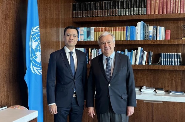 Secretario general de la ONU afirma el apoyo a Vietnam en respuesta al cambio climático