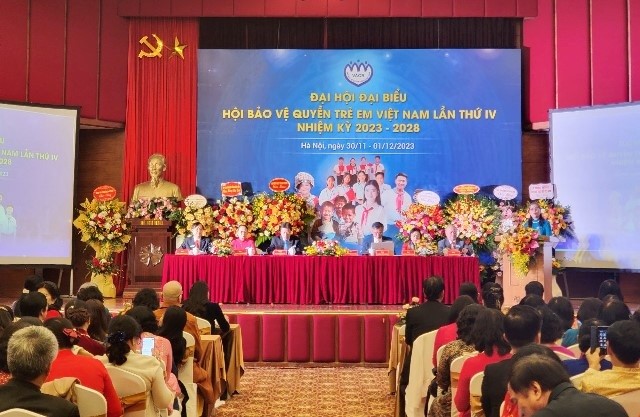 Inauguran IV Congreso de Asociación de Protección de los Derechos del Niño de Vietnam