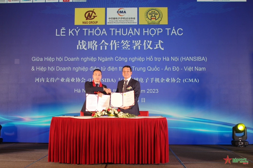 Por impulsar la fabricación de productos electrónicos en Vietnam
