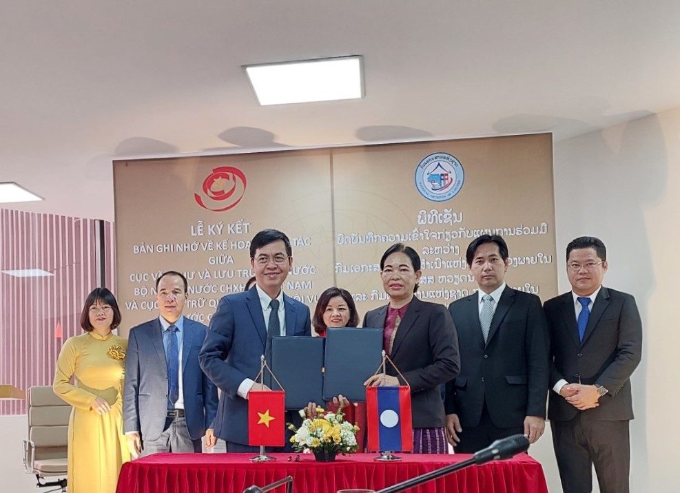 Vietnam y Laos fortalecen cooperación archivística