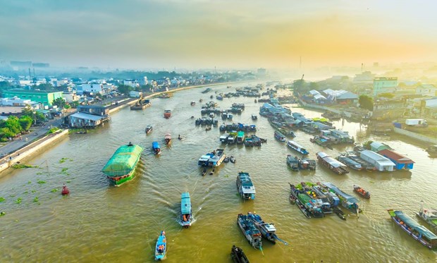 Delta del Mekong de Vietnam promueve atracción de destinos turísticos típicos