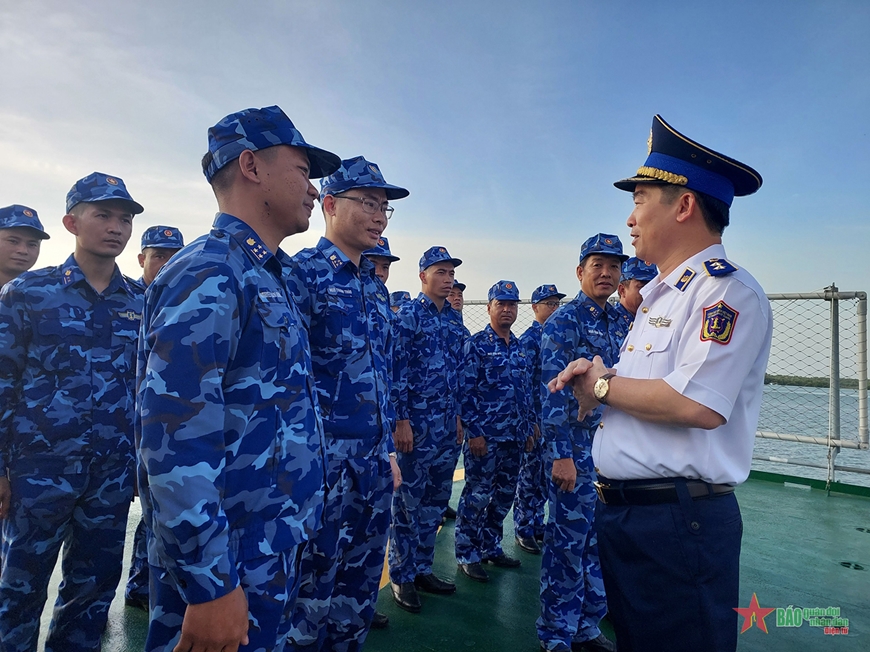 Guardia Costera de Vietnam determinada a luchar contra la pesca INDNR en las zonas costeras fronterizas con Malasia y Tailandia