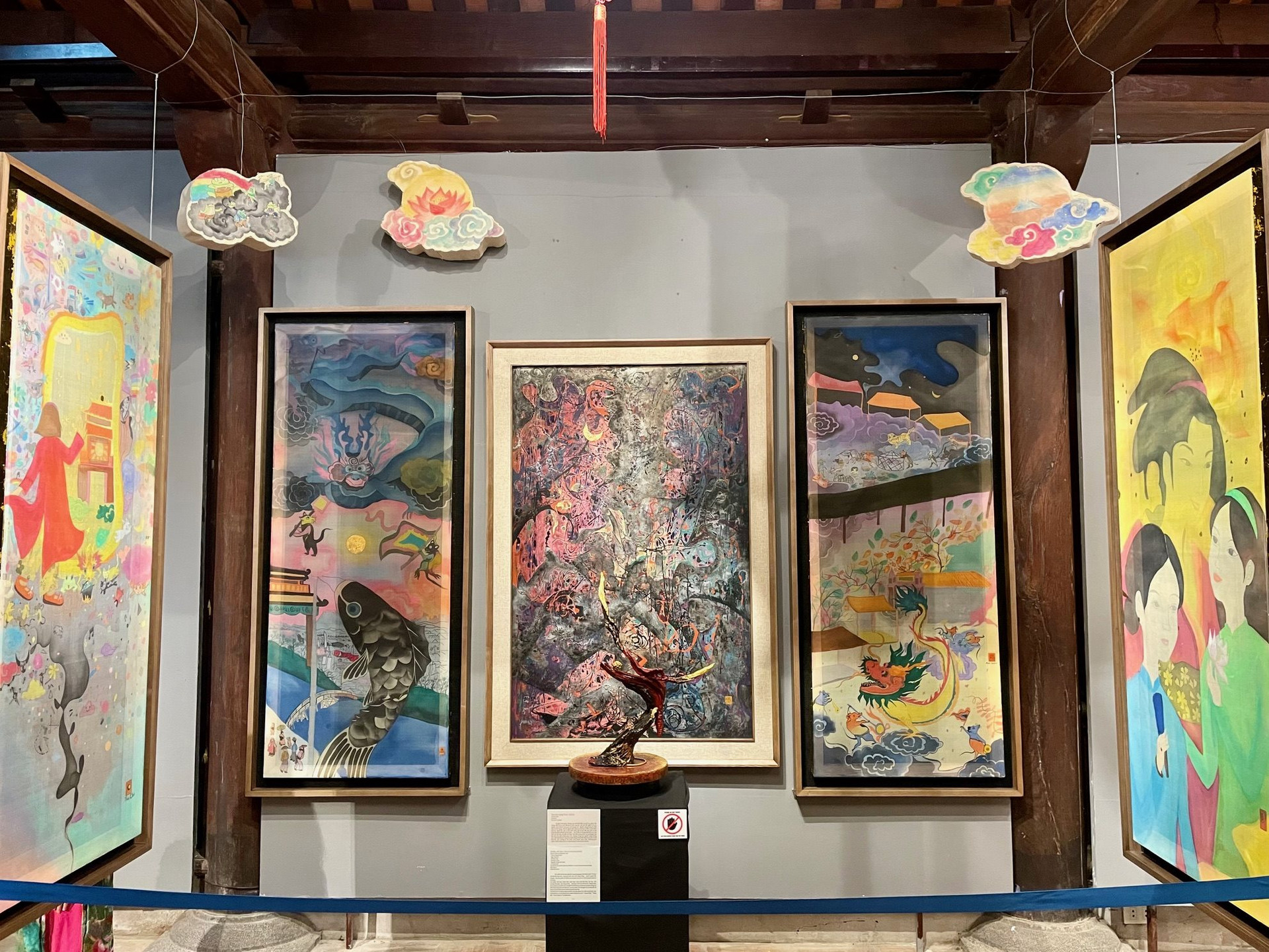 Jóvenes artistas vietnamitas se inspiran en los grabados en madera japoneses