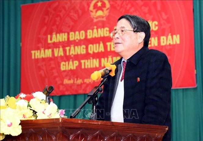 El vicepresidente de la Asamblea Nacional, Nguyen Duc Hai, visita la provincia de Lang Son en vísperas del Año Nuevo Lunar