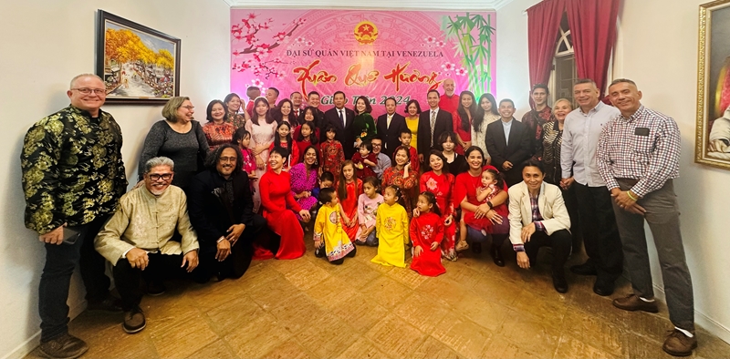 Vietnamitas en Venezuela celebran Año Nuevo Lunar 2024