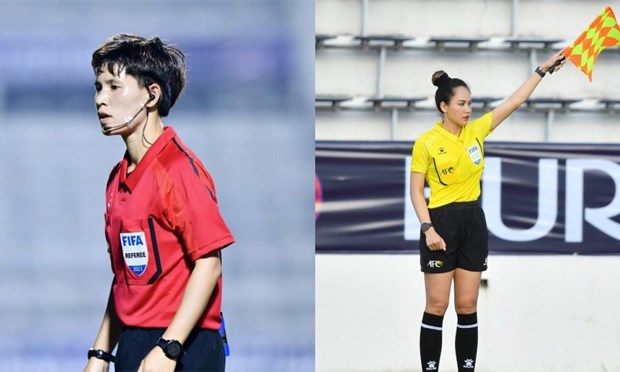 Arbitras vietnamitas trabajarán en Campeonato Asiático de Fútbol Femenino Sub-20