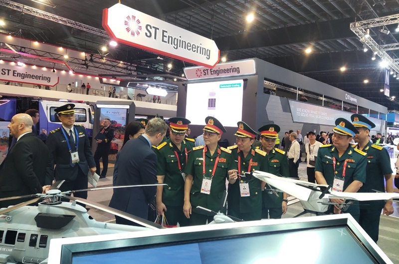 Impulso a la cooperación internacional en defensa a través del Salón Aeronáutico de Singapur 2024