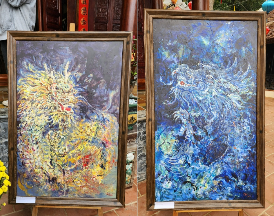 Exposición del dragón sagrado en Hanói