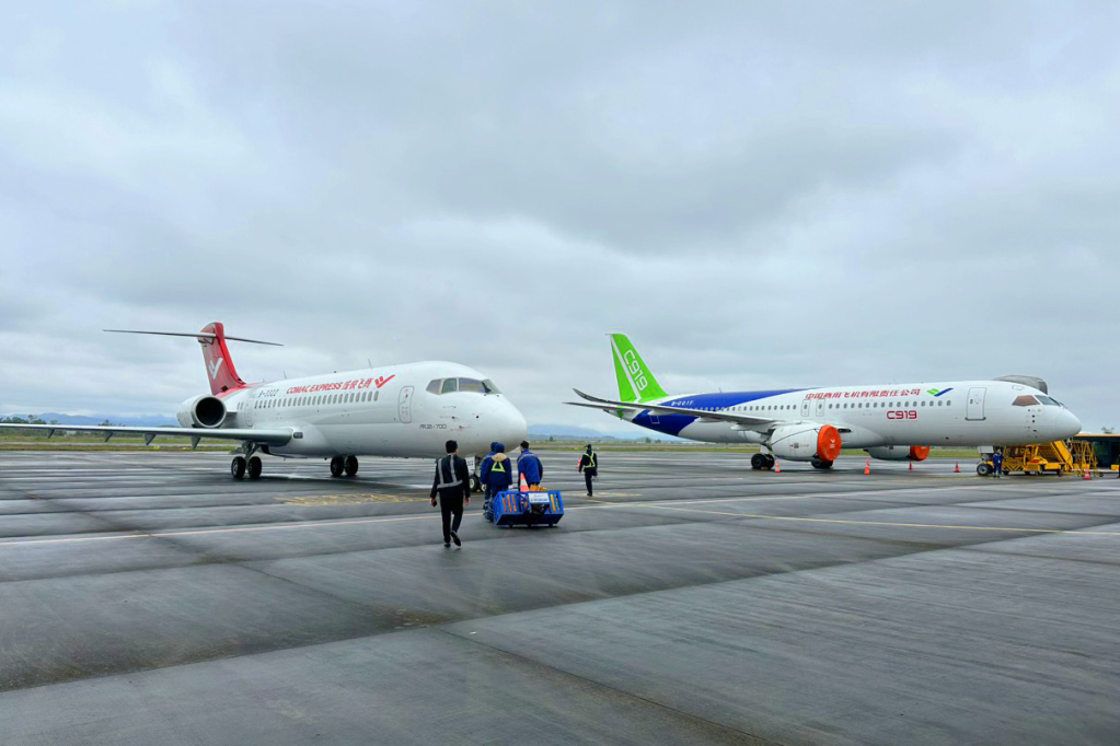 Inaugurada la exposición de aviones comerciales Comac Airshow en la provincia de Quang Ninh