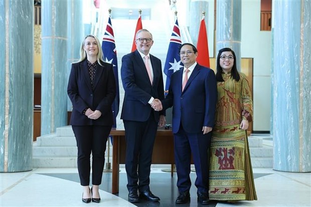 Emiten declaración conjunta sobre asociación estratégica integral Vietnam-Australia