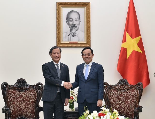 El Viceprimer Ministro recibe al Vicepresidente Ejecutivo de la JICA