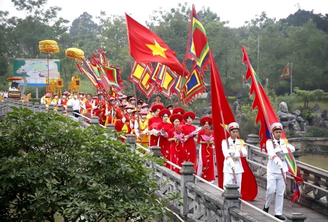 Vibrantes actividades para celebrar el Festival de los Reyes Hung 2024 en Phu Tho