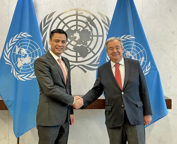 El Secretario General de la ONU expresa su satisfacción por el crecimiento económico de Vietnam